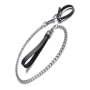 Cock Ring Chain Leash Set