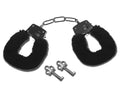 Sex and Mischief Furry Handcuffs - Black SS100-66