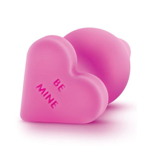 Naughty Candy Hearts Buttplug "Be Mine" in Pink