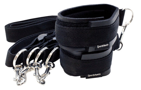 Sports Cuffs and Tethers Set - Black SS440-01