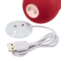 Rose Suction Stimulator Vibrator in Red