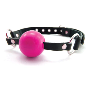 Sex Kitten Silicone Ball Gag in Pink