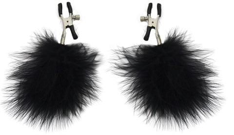 Sex and Mischeif Feathered Nipple Clamps SS100-82